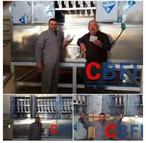 Quality Freon Gas System Cube Shaped Ice Making Machines Bock /  / Copeland Compressor wholesale