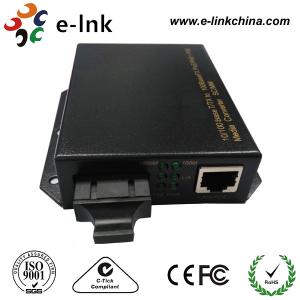 China Wall Mounted POE Fiber Media Converter , Ethernet To Optical Fiber Media Converter on sale