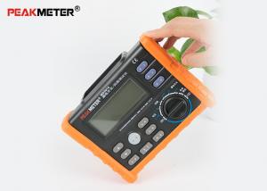China 100 Groups Digital RCD Tester Data Logging , GFCI Earth Loop Impedance Meter on sale
