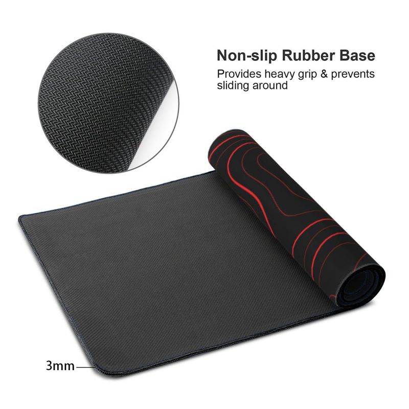 Laptop/ Desktop Custom Personalized Logo Printed Waterproof Rubber Gaming Mouse Pad