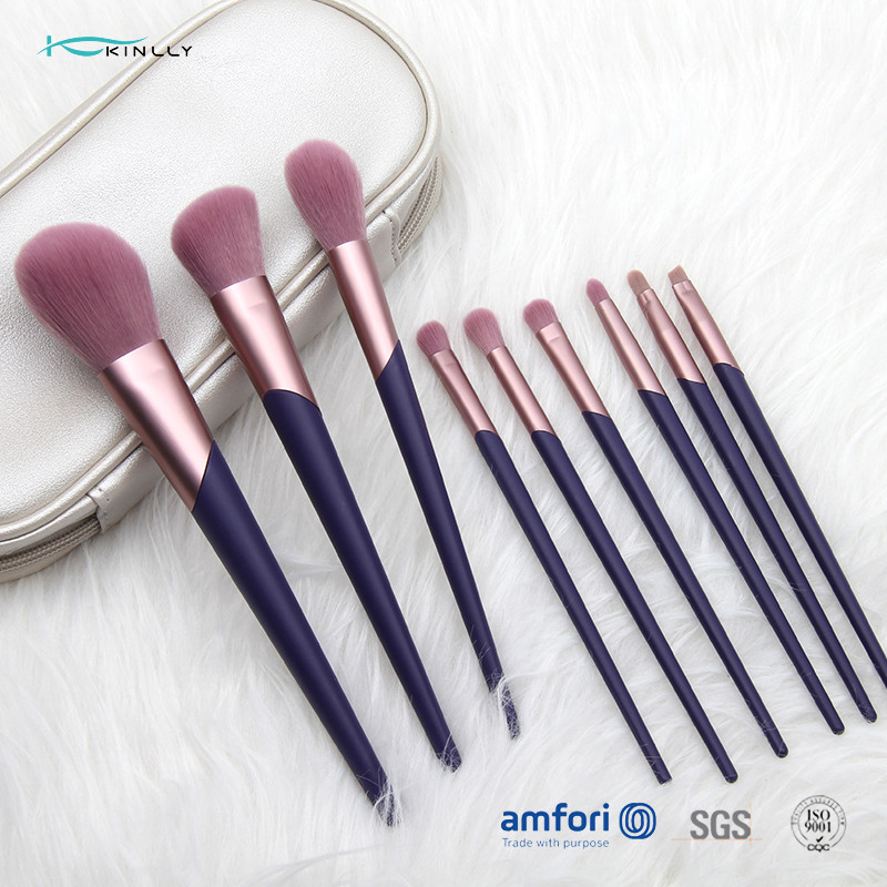 9pcs Plastic Makeup Brushes