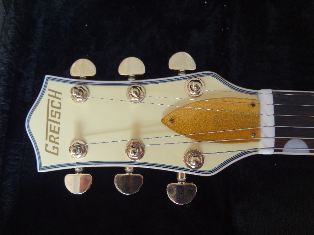 Grets custom guitar Cream color Golden hardwares Gretsch Billy bo signature 6 string electric guitar with Grover tuner