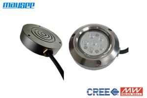 China 316 Stainless Steel Marine Underwater LED Lights For Pontoon Boats 6W / 18W on sale