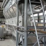 Continuous Horizontal Fluid Bed Dryer FBD For Agrochemicals
