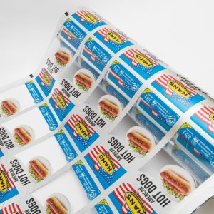 1000m Peelable Printed Lidding Film VMPET Plastic Cup Sealing Film