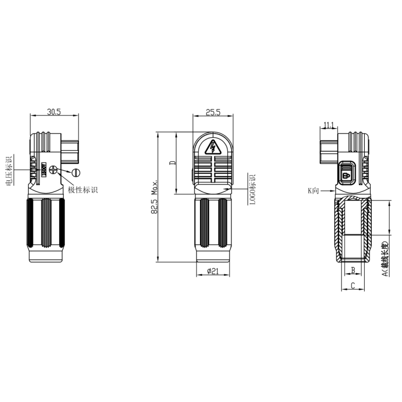 Energy Storage Terminals & High-Voltage Battery Connectors; Waterproof Energy Storage Connectors (70A–500A) — High-Voltage, High-Current Output