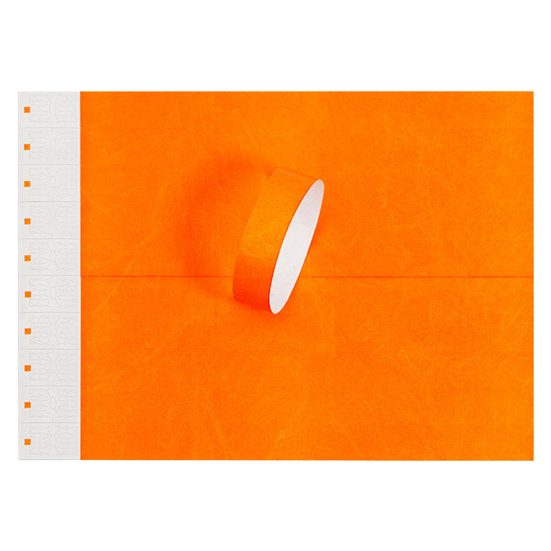 Customized Bar Coding Numbering Tyvek Paper Wristband for Waterproof Pool Party Entry Admission