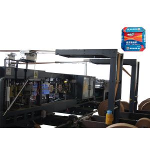 Automatic Tube Feeding Cement Paper Bag Making Machine 33KW