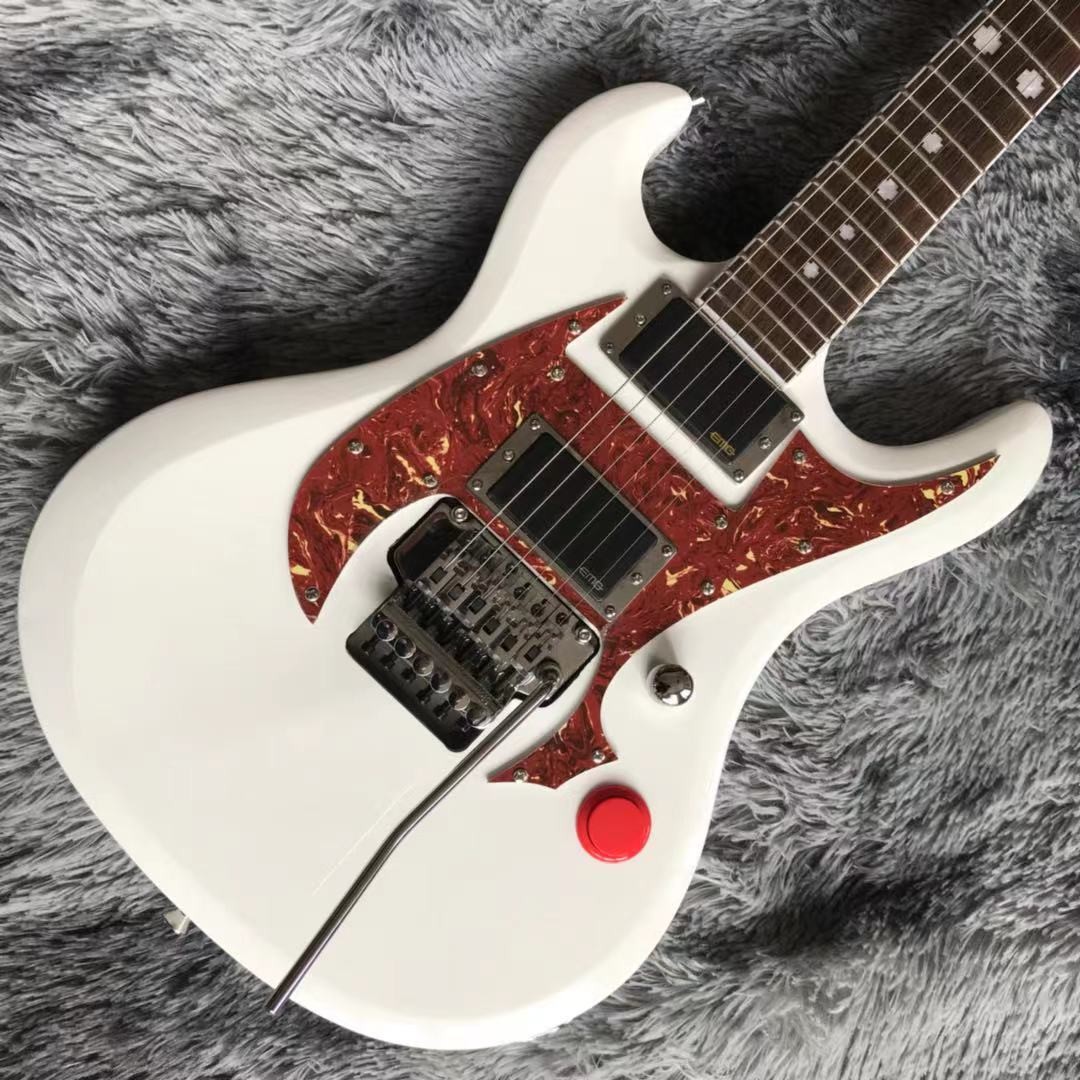 Custom Grand G-ESP RZK1 Killer Switch Electric Guitar in White with Active Style Pickup
