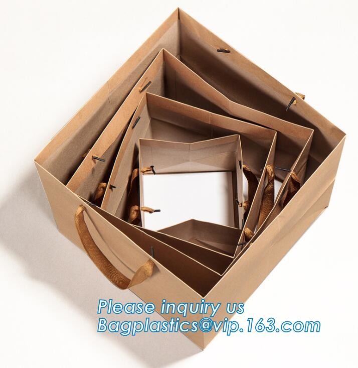 OEM Ribbon Satin Handle Carrier Bag With Custom Logo Printed Paper Bag For Flowers,Custom Flower Vase Planpot Black Pape