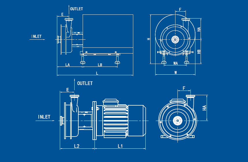 Sanitary Multi Stage Centrifugal Pump With High Pressure For Beverage