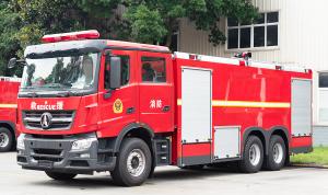 Quality Beiben 16 Ton Water Tank Industrial Fire Truck With Euro VI Emission Standard wholesale