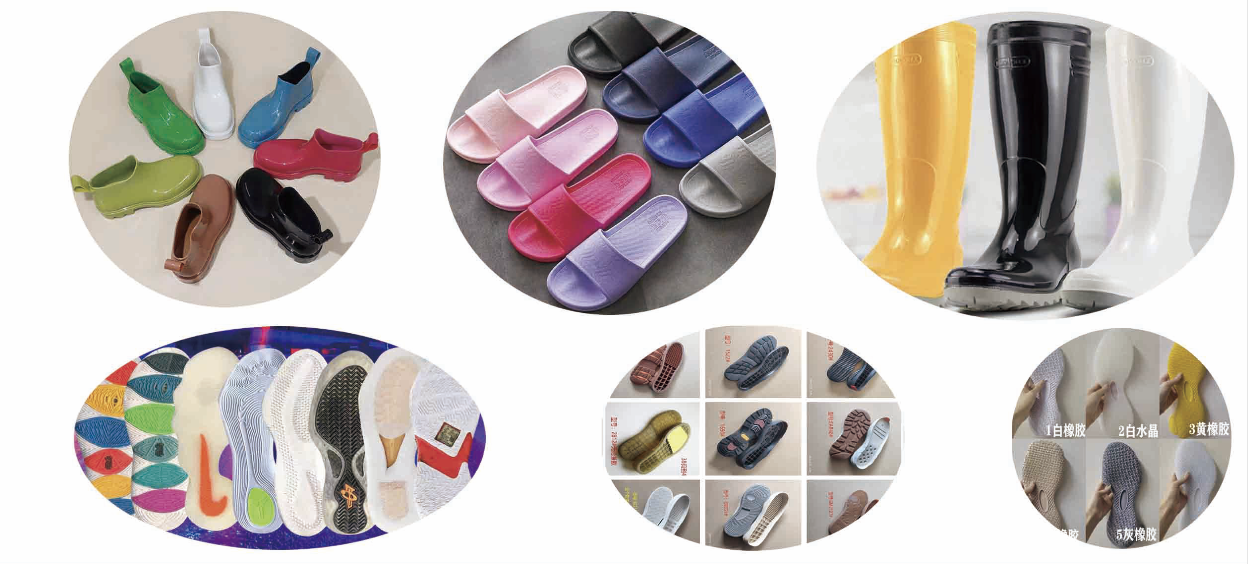 PVC Raw Material ODM Shoes Raw Material For Rain Boots Machine Making PVC Rain Boots
