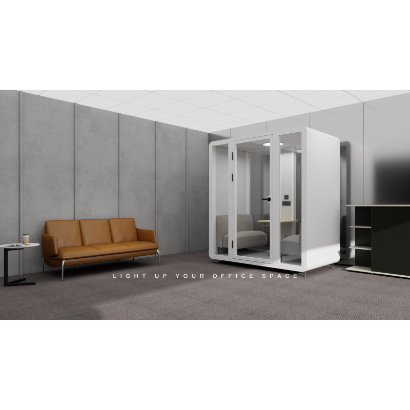 35dB Soundproof Office Pod for 2-4 Person Meetings