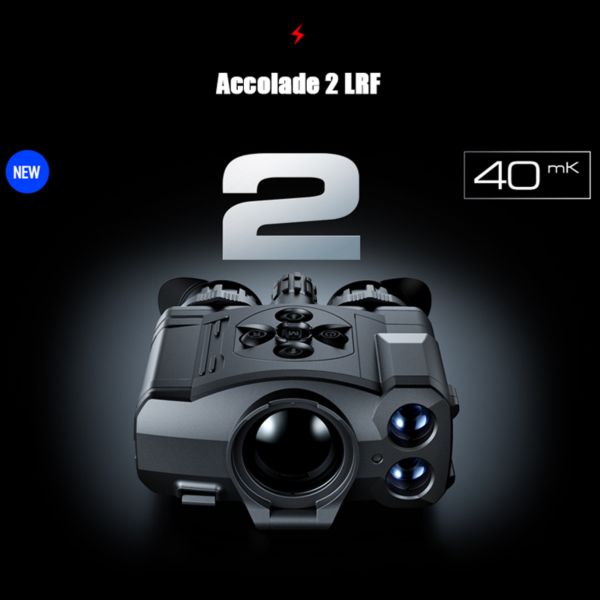 Pulsar Accolade 2 LRF Thermal Imaging Binoculars Laser Rangefinder Photo Video Recorder