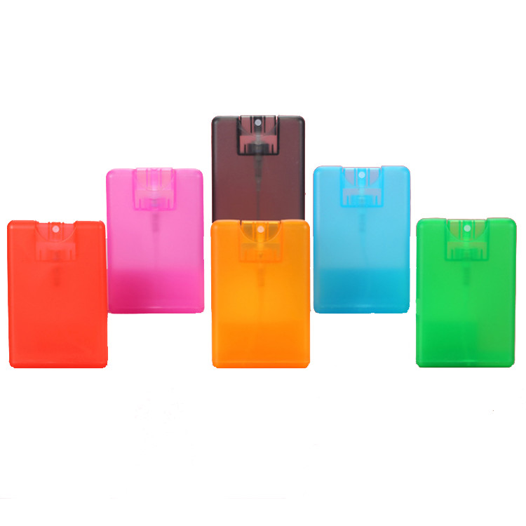 Black Portable Capacity 10ml 20ml Card Spray Bottle