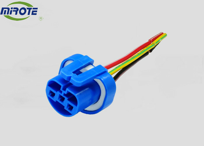 Blue Cover SPDT Automotive Electrical Wiring Harness 4 Pins For Automotive Relay
