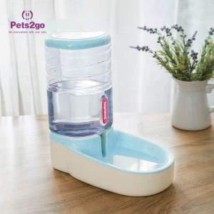 Blue Easy Carrying 2.5kg PP Pet Feeder Bowls