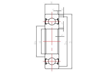 Precision Deep Groove Ball Bearings(EMQ Bearings) 6009 ZZ