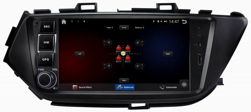Ouchuangbo Android 4.4 car stereo DVD for Nissan Lannia 2015 with Bluetooth 3G wifi capacitance multiple touch screen