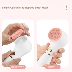 DC1.5V 6000rpm Deep Cleaning Face Brush Equipment Px7 Waterproof