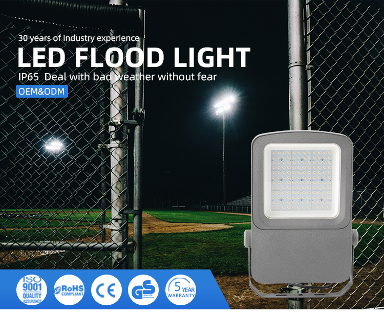 30W-800W Led Flood Light with 50000 Hour Working Lifetime and 4000k Color Temperature