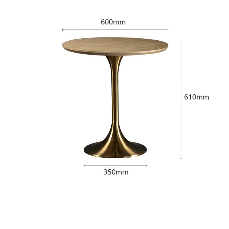 Luxury Gold Hotel Coffee Table Standing Side Table Restaurant Living Room Party