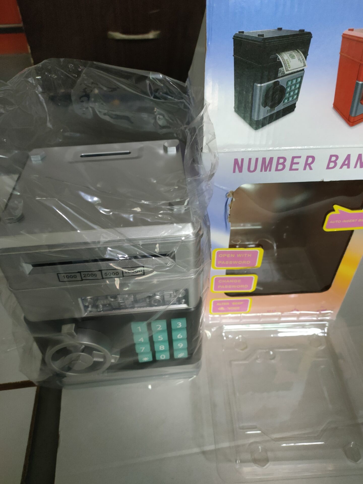 2 color Password Piggy Bank