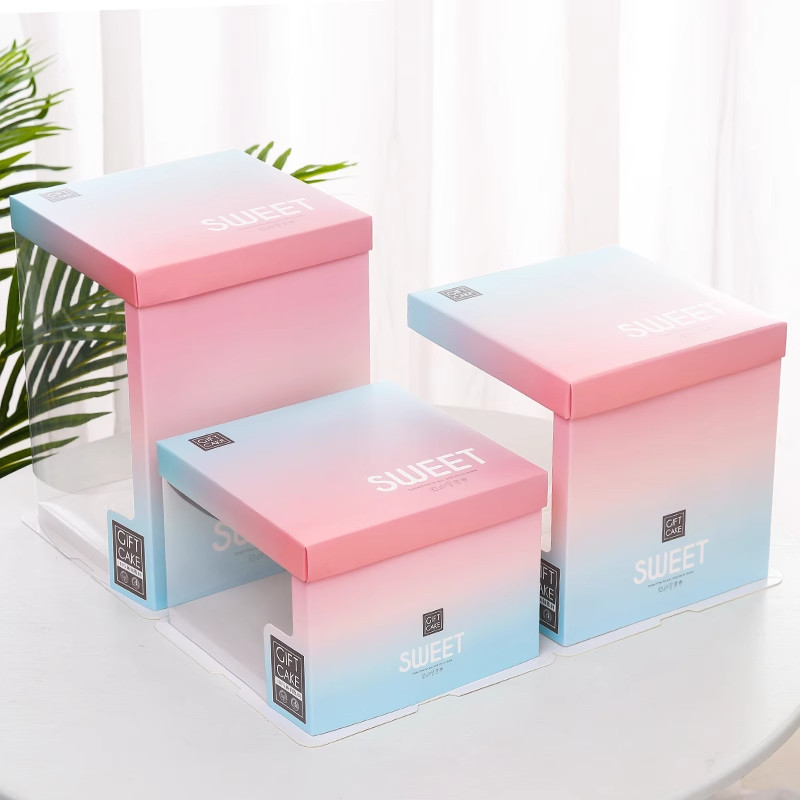 Professional CMYK / Pantone Printing Cake Boxes For Biscuit Distribution And Sales