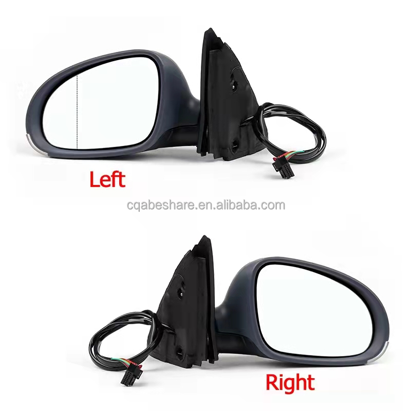 VW Car Fitment Side Mirror Assembly 1K1857507BG 1K1857508BG for Sagitar Golf MK5 Jetta