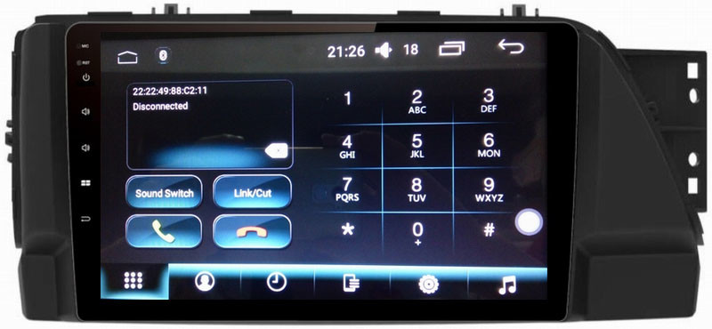 Ouchuangbo car radio head unit android 6.0 for Hyundai Verna 2017 with BT Gps navi SWC AUX 1GB