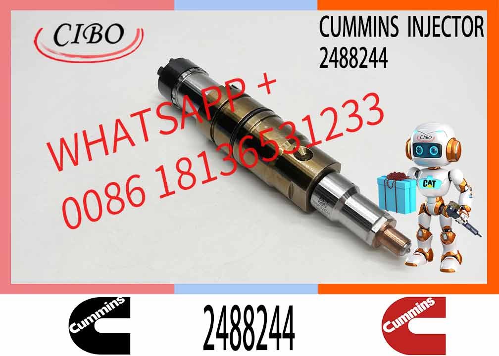Common Rail DX350 Fuel Injector 2488244 2036181 0984302 180745090 DDJ8L0HW2 Diesel Engine