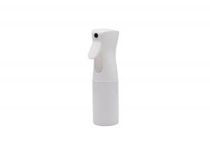 China 200ml PP Reusable Refillable Plastic Spray Bottles White Continuous Mist Spray Pump on sale