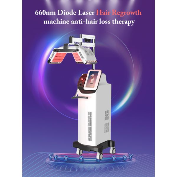 660nm Diode Laser Hair Growth Machine , Anti Hair Loss Treatment Machine