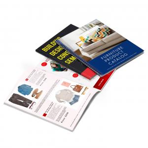Quality Saddle Stitched Catalog Magazine Printing Customized Booklet Catalog Printing wholesale