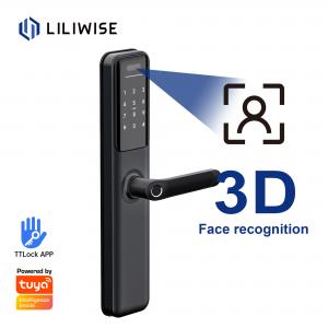 China Smart Digital 3D Face Recognition Door Lock Aluminum Alloy Material on sale