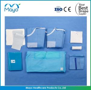 China PE Nonwoven Knee Arthroscopy Pack Disposable Sterile Drapes on sale