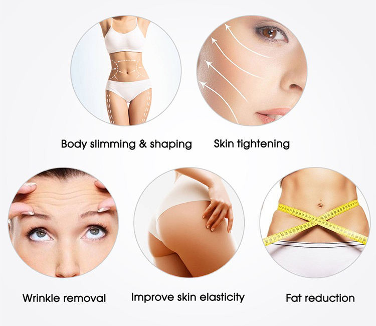 6in1 Cavitation 2.0 40K Vacuum Radio Frequency Vacuum Slim Beauty Machine FDA