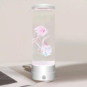 China LED Electric Jellyfish Lamp White Color Customization RoHs Certificate on sale