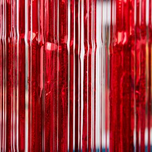Quality Red Waterproof Laser Rain Curtain 1*2m Metallic Fringe Backdrop wholesale