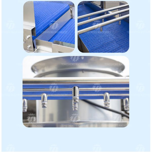 Automatic Stainless Steel Step Type Air Drying Machine Vegetable Cleaning