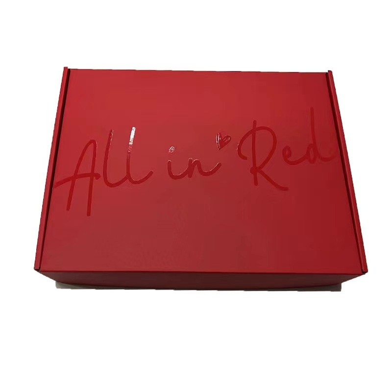 Custom Size Accepted Corrugated Cardboard Shipping Box with 4C/ UV/ Lamination/ Embossing/ Stamping Surface Finish