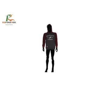 Quality Customized 100 Cotton Hooded Sweatshirt Mens Pullover Silk Screen Printing wholesale