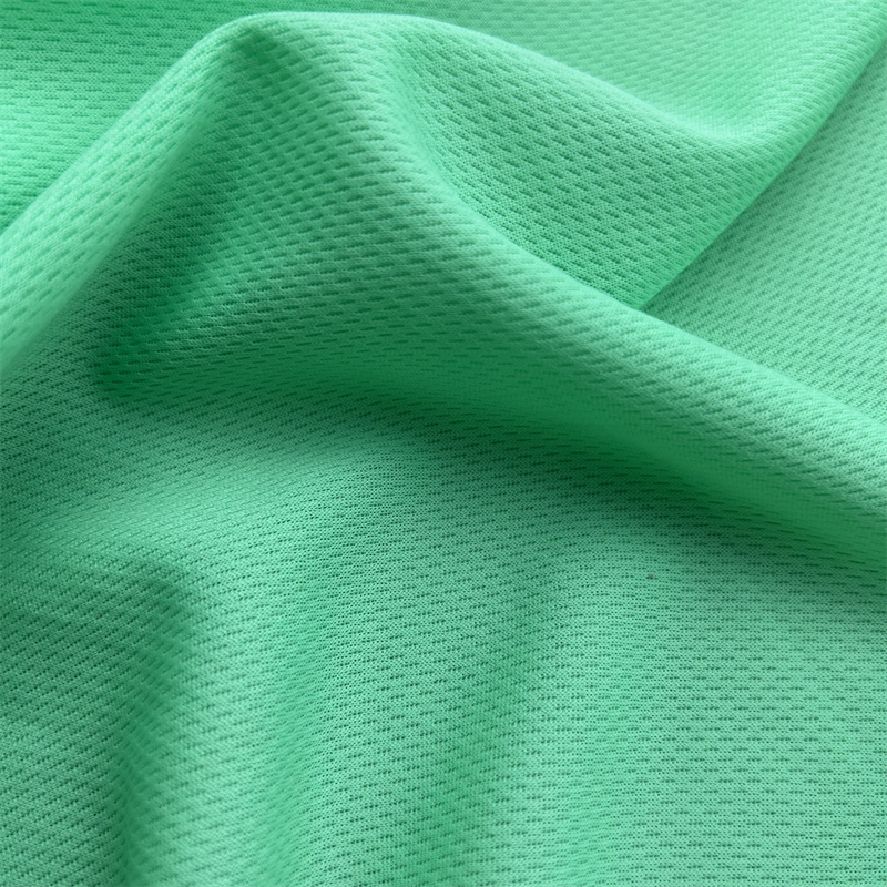 100% Polyester Knit Bird Eye Fabric Activewear Eyelet Mesh For Cycling Jersey