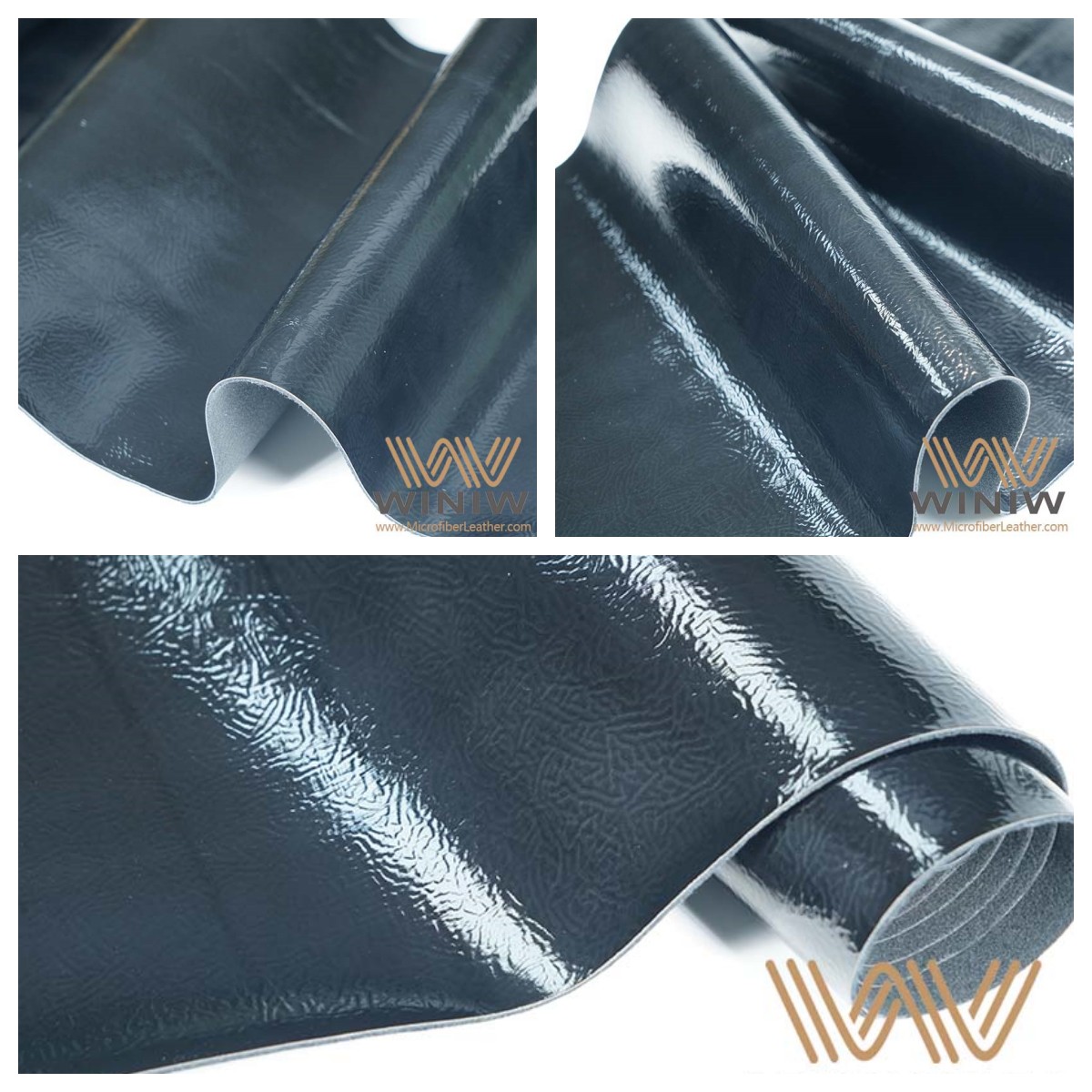 Microfiber Patent Artificial Leather