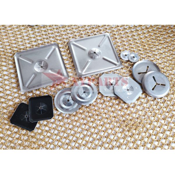 Stainless Steel Square Self Locking Washers 2-1/2" Used To Fix Insulation Pins