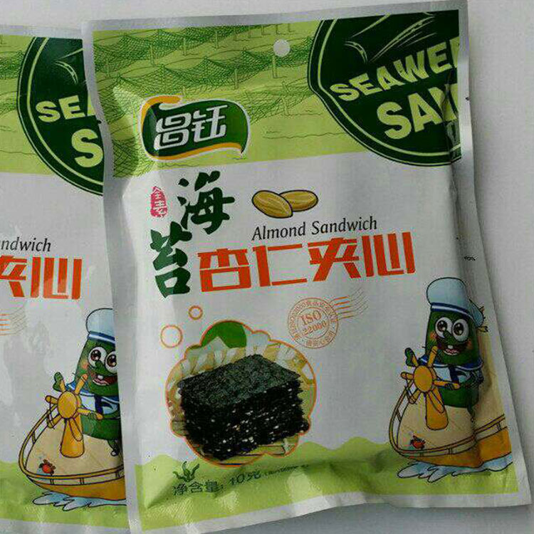 Organic Roasted Nori Snack Sheets Healthy Seaweed Sheets for Normal Consumption Item