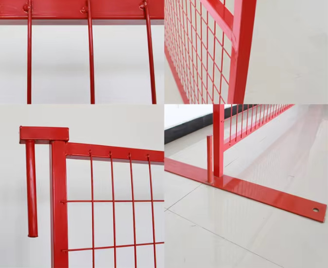 Portable Temporary Fence Outdoor Welded Wire Mesh Fencing Panels Corrosion Resistant