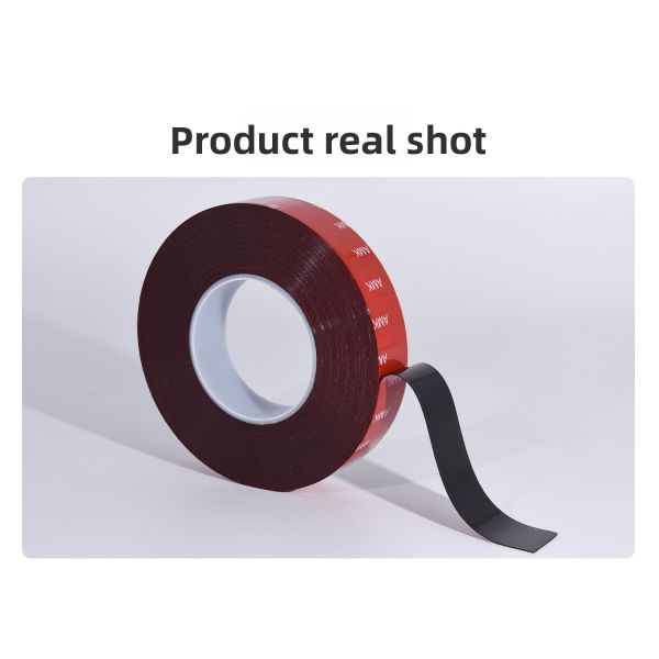 Black Double-Sided Masking Tape High-Temperature Strong No Trace Car Tape Acrylic Heat-Resistant Pressure Sensitive