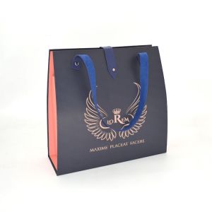 Handled Four Compartment Box , CMYK 157gram Mooncake Packaging Box ALLICO